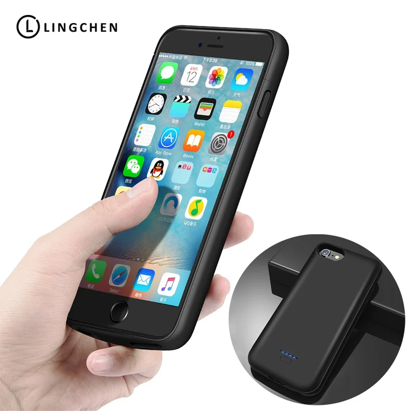 Licheers 5000 mah зарядка аккумулятора чехол для iPhone 6/7 1A Быстрая Зарядка power bank 8 4 7 дюймов LC0052