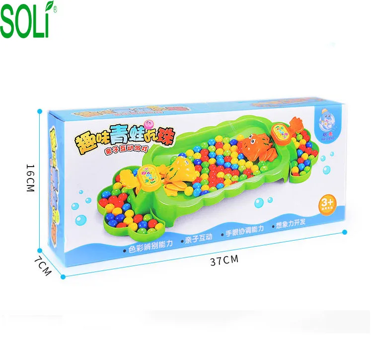 Table game frog peas toy double parent-child interaction board game