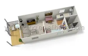 China factory sandwich panel prefab house modern home villa vacation house for Sale Outdoor Temporary Easy Install House