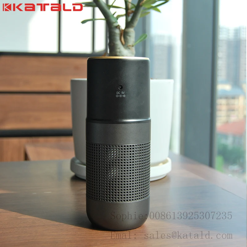 mini portable amway car uv air purifier china with air quality light detection