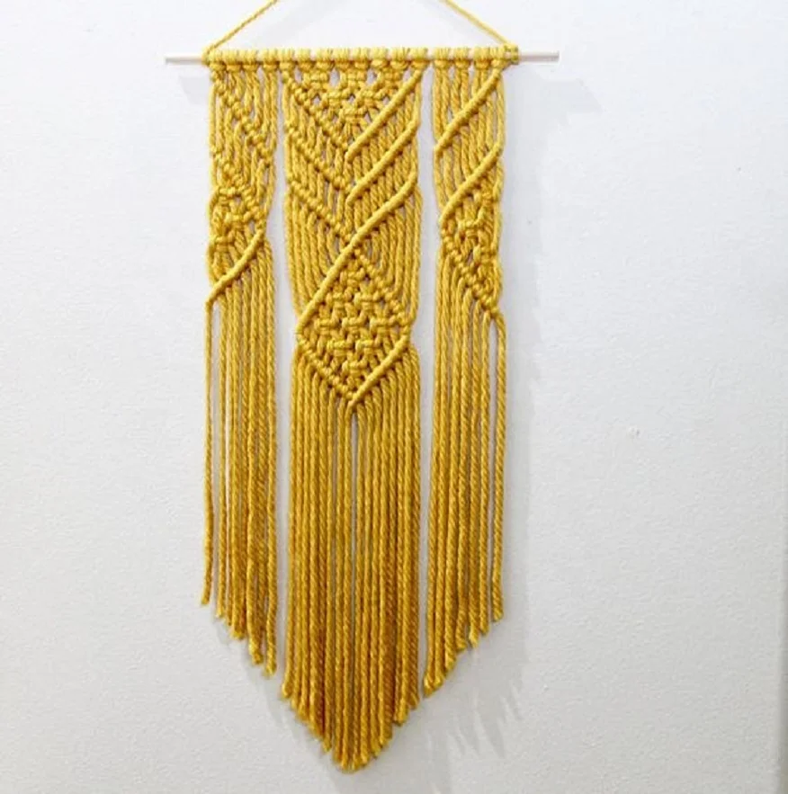 Handmade Organic Macrame Wall Hanging for Sale on Amazon Etsy