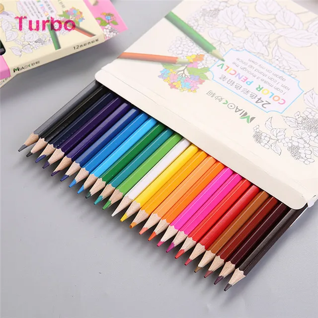 eco friendly promotional kids school stationery custom design multifunction 12 colors Wooden HB mini pencils for children
