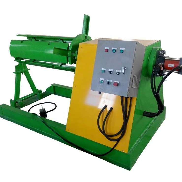 automatic hydraulic uncoiler with feeding car