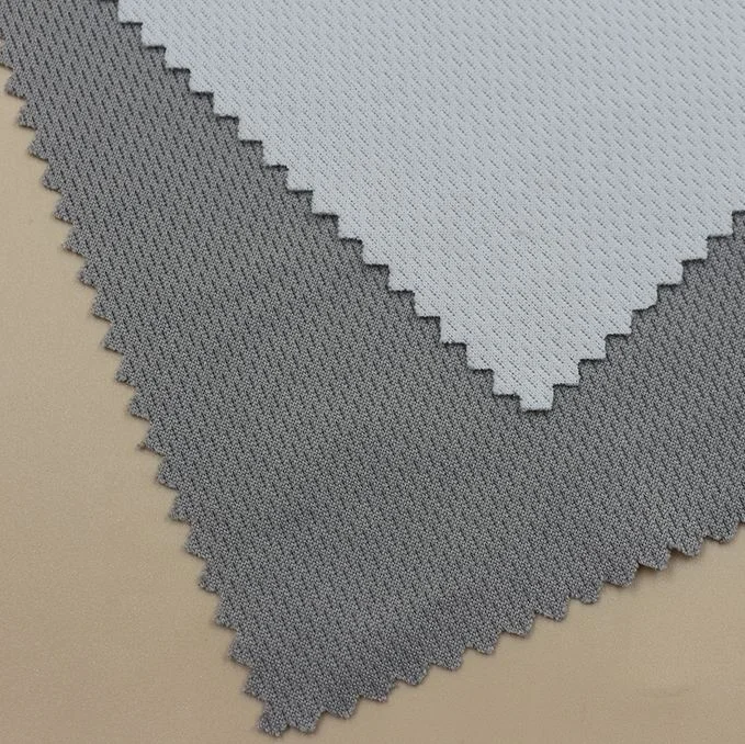 Производитель Китай dri fit Спортивная рубашка 100% полиэстер birdseye вязать ткань