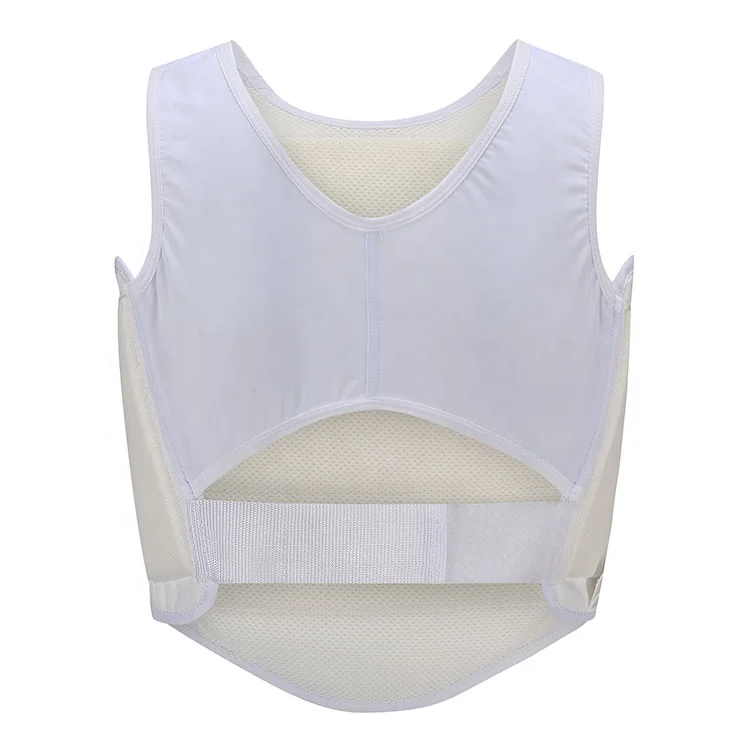 Custom white martial arts training body protector kyokushin karate chest guard