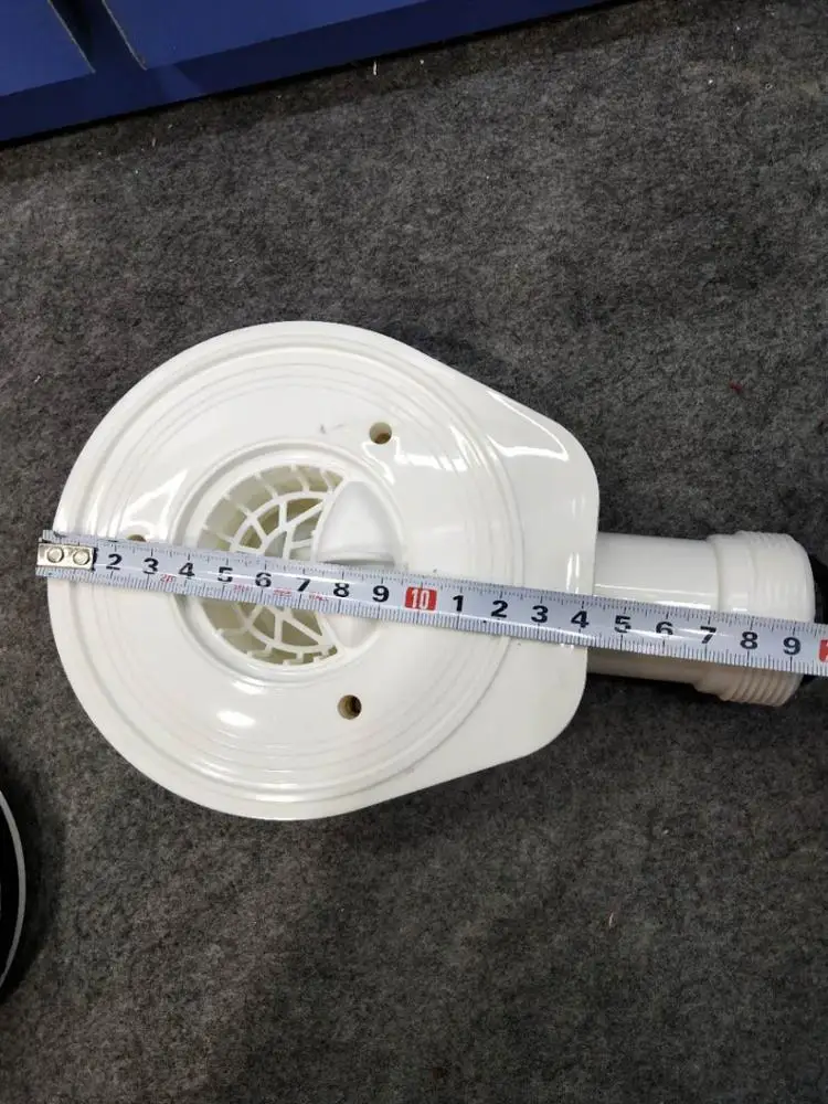 SALLY 2019 New Durable Plastic 90mm Shower Waste Drain with Chrome Plate Cover and Tube Hose