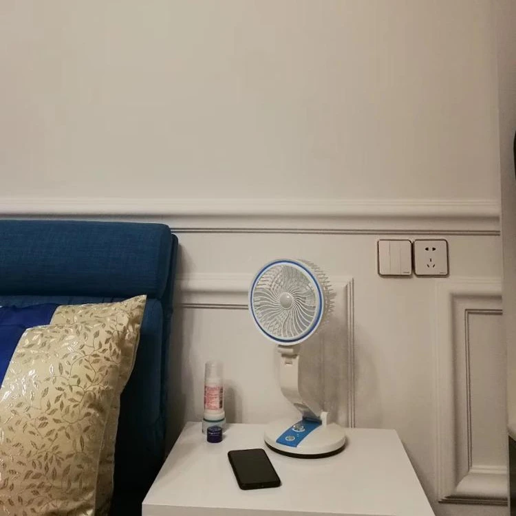 
Solar Multi functional mini electric fan rechargeable desk fan 