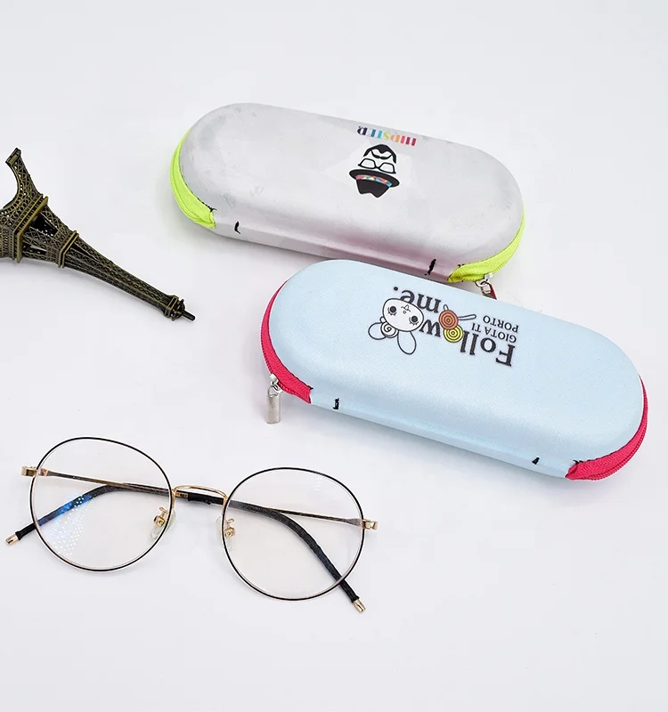 Children customized cute EVA zipper optical spectacles kids glasses cases