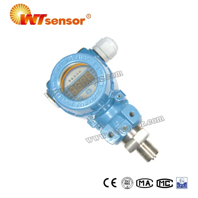 Intelligent Smart Piezo Resistant Flint Pressure Transmitter, Pressure Sensor with Display Hart RS485 (PCM460)