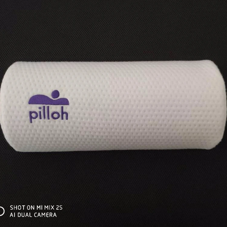 
half-moon memory foam cushion /relax foot cushion/ lumbar support back cushion with embroidery 