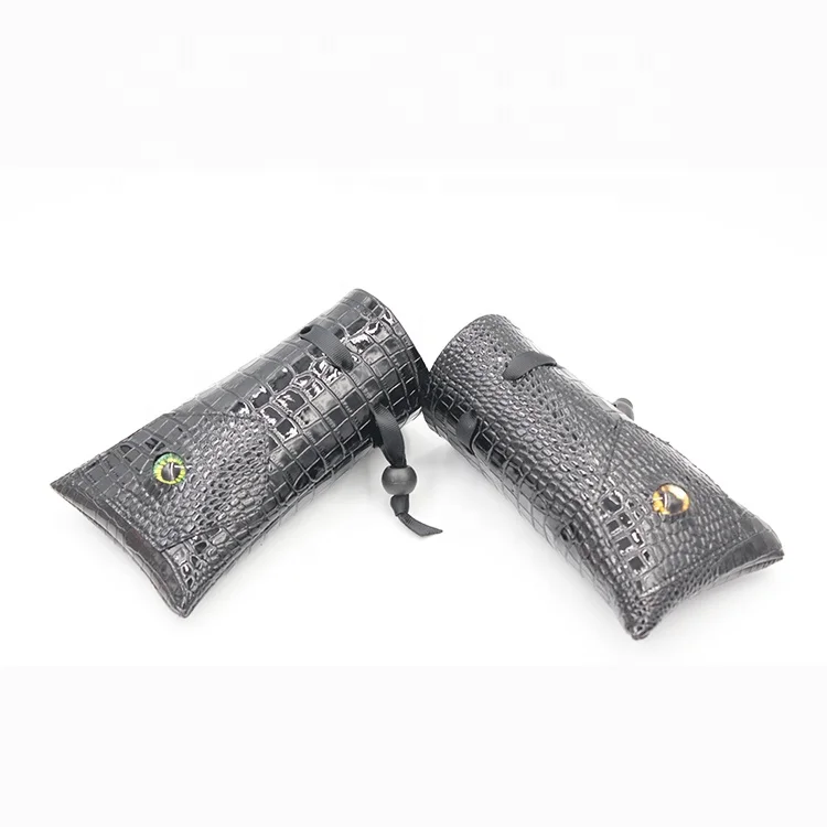 Hot sale custom logo small Drawstring Bag PU Leather game Dice Pouch with dragon eye