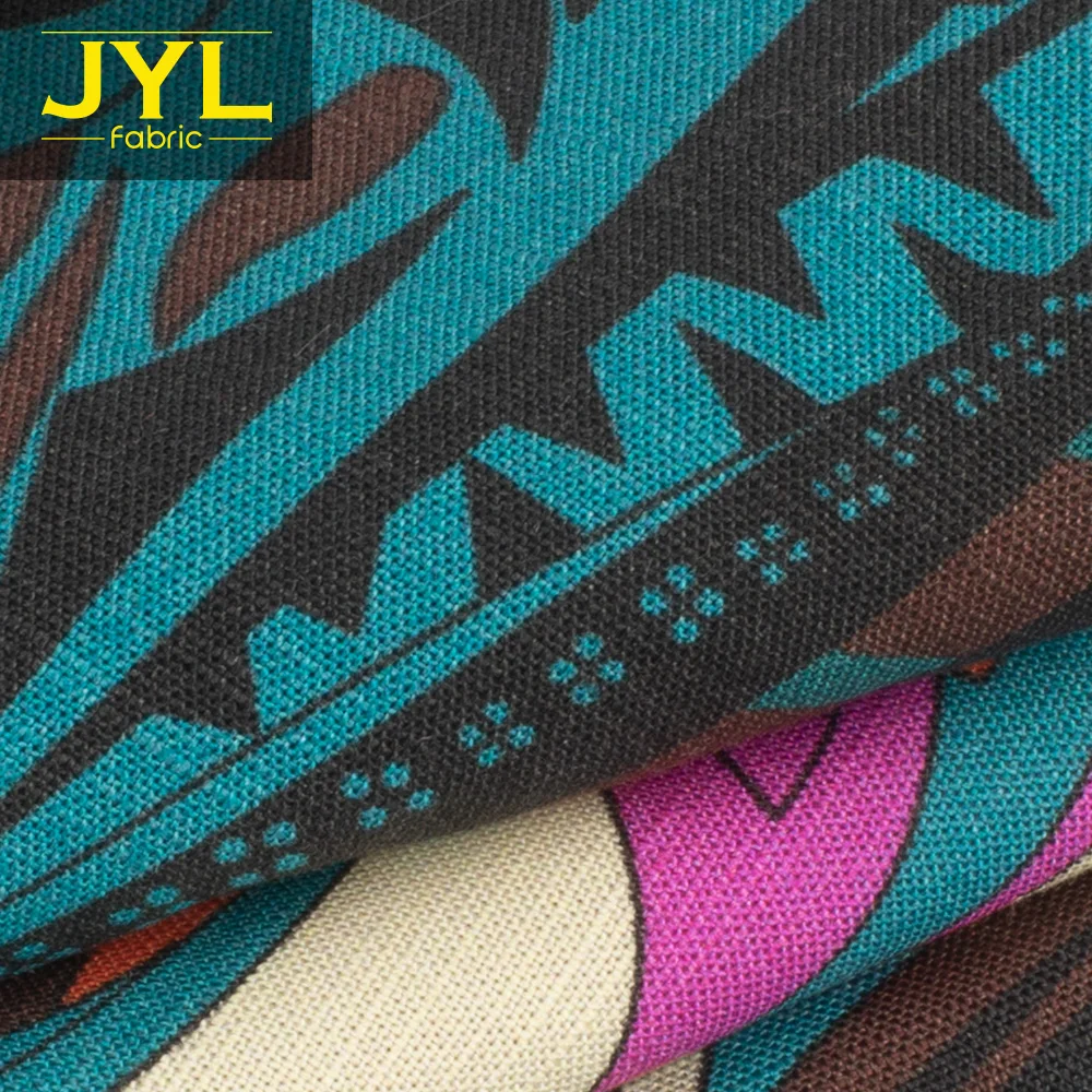 
JYL whosale printed tencel floral dress fabric for dress 70% tencel 30% linen fabric tencel printed YH16013# 