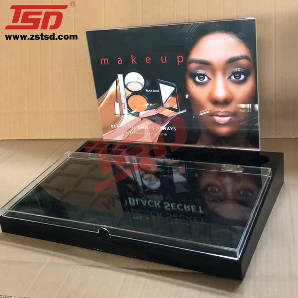 Shop promotion acrylic countertop cosmetics makeup display stand