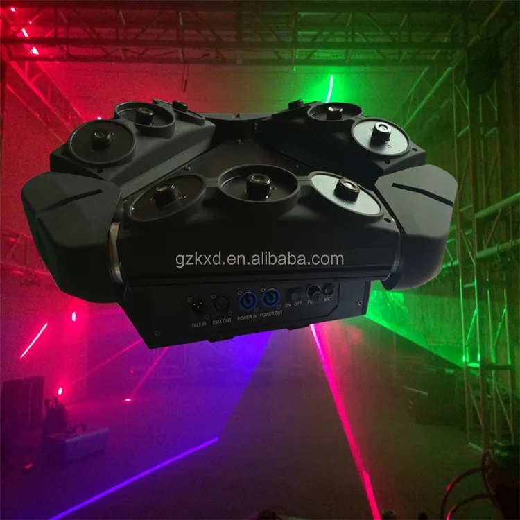 Dj lights equipment beam 9 eyes spider rgb spider movinghead stage laser light DMX full color for party events wholesale