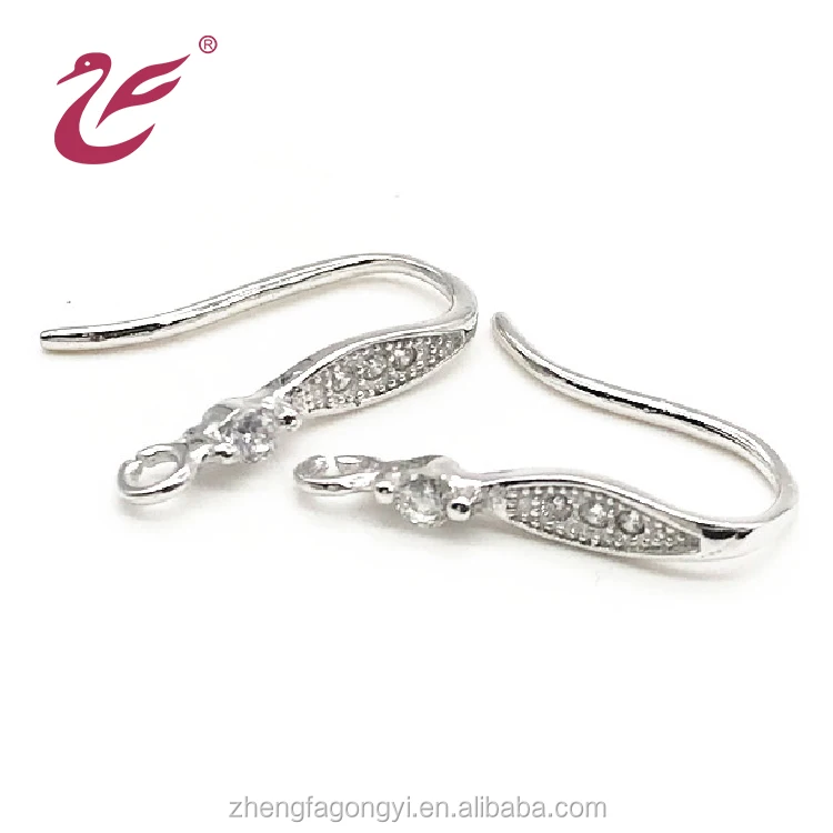 День Святого Валентина 925 серебряная серьга поиск с цирконом Мода pendiente плата серебряная серьга поиск оптом