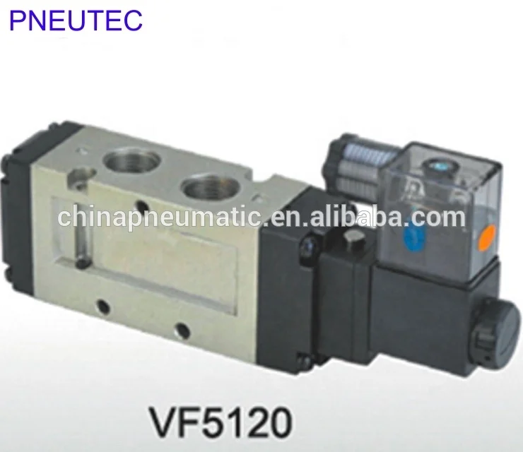 cheap 5/2 Way VF VZ SMC Series VF5120 VF5220 DC24V/12V/AC24V/110V/220v coil Pneumatic control Solenoid Valve for chiller