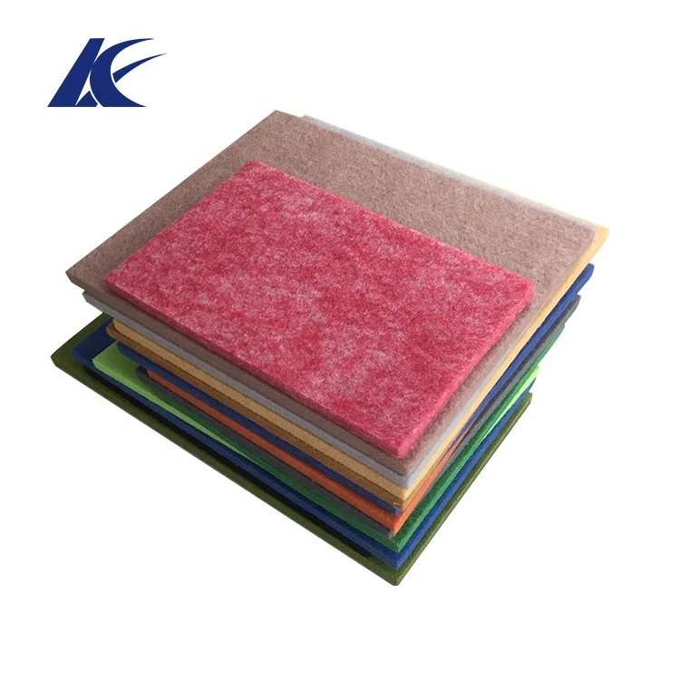 
High Density Dust-Proof Acoustic Polyester Acoustic Panel Felt Sound Absorbing Ceiling Acoustic Panels 