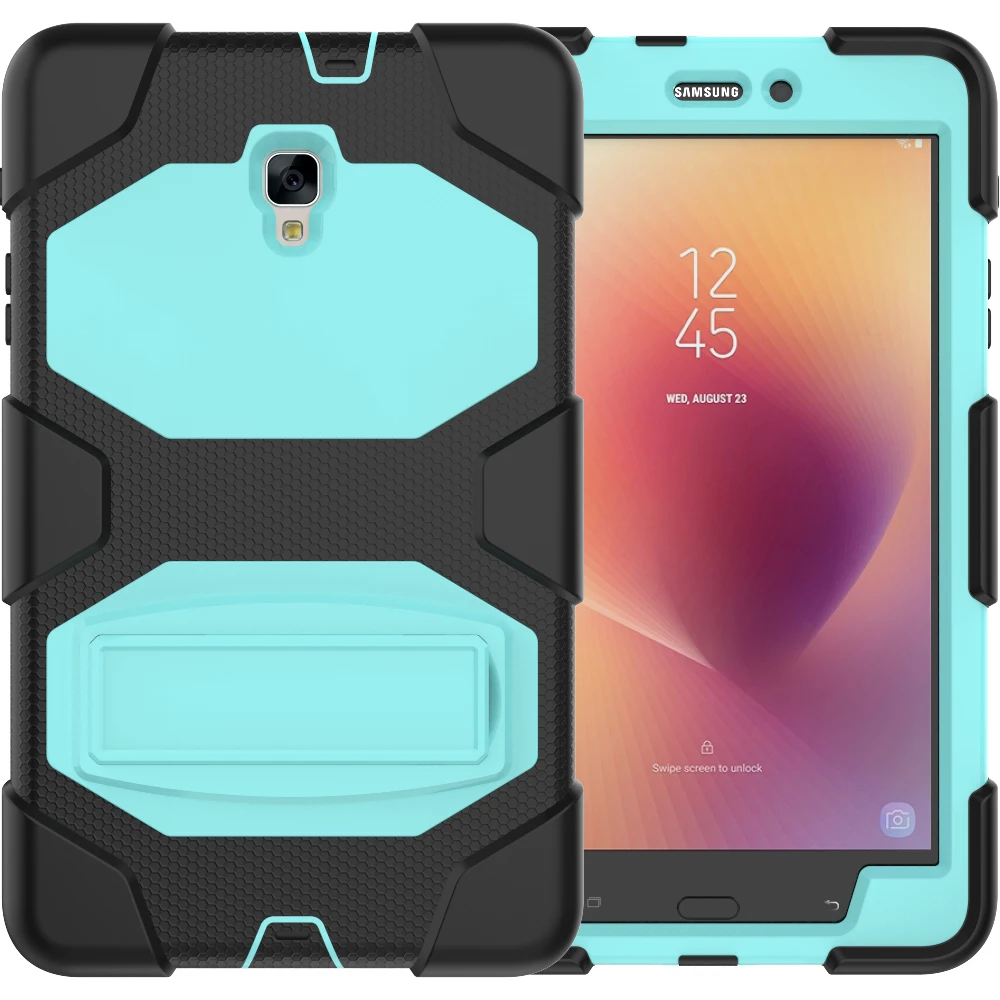 PC силиконовый чехол для Samsung Galaxy Tab 8,0 T385 kickstand защитный чехол для Samsung Galaxy Tab 8,0 T380 крышка MT-7364