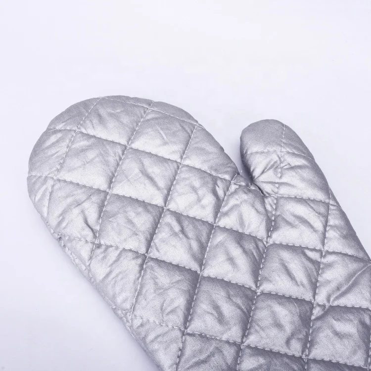 Factory direct price custom funny BBQ cotton grill oven mitts glove