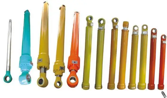 Single acting telescopic hydraulic cylinder for dump trailer