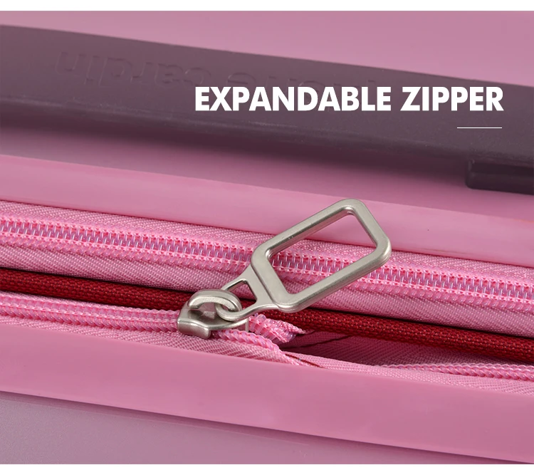 RESENA Wholesale 3PCS Wheels Rolling Cabin Aluminous Trolley Suitcase Travel ABS PC Luggage Set