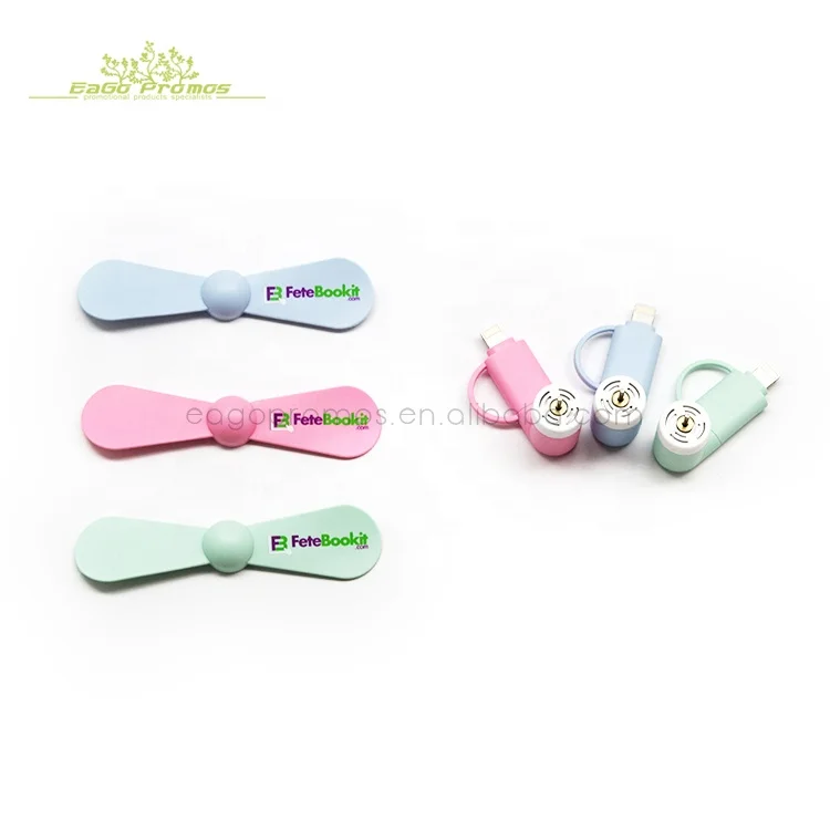 2024 Best Wholesale colorful 2 in 1 Portable Cell Phone Fan Mini micro USB Fan with cheap price