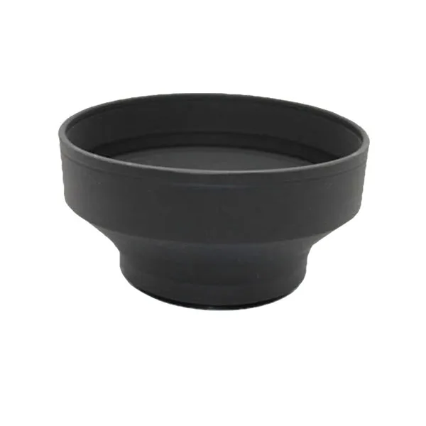 three way lens hood 49mm/three function Collapsible rubber lens hood (1424477484)