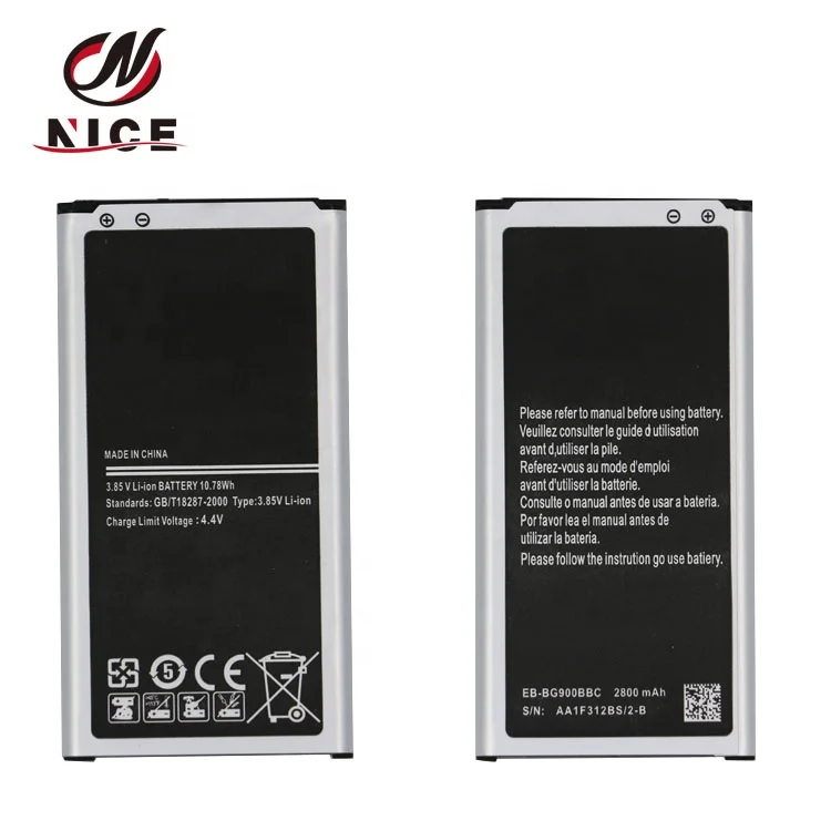 Factory Direct Sale 2800MAH 4.4v Lithium Battery For Samsung S5