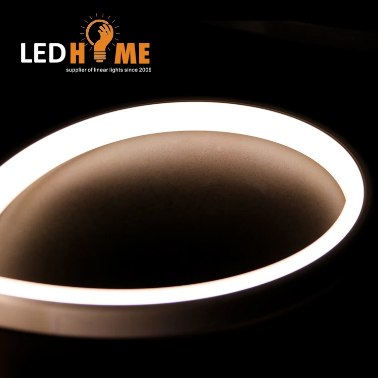 Bendable led silicone tube profile with wires for led signs, 8mm led strip, top view LED Neon Flex Strip