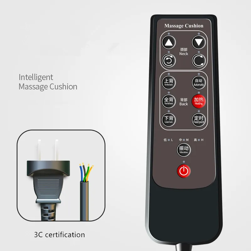 
Memory Foam Massage Mattress, Neck Shoulder and Back Massage Cushion with seat vibration 