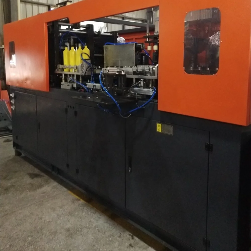 4 полости полностью автоматический станок для выдувания ПЭТ бутылок машина