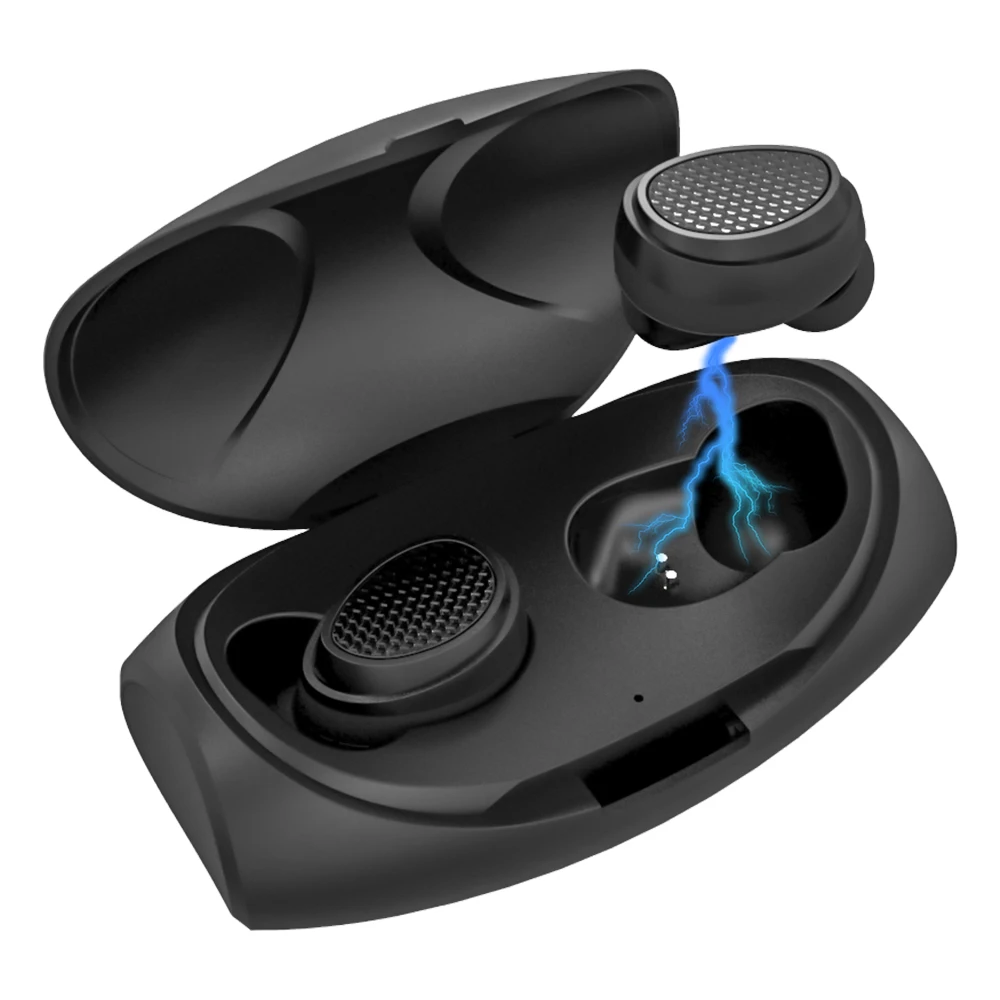 Новое прибытие Мини V5 СПЦ спортивные наушники беспроводные bluetooth наушники с зарядным футляром