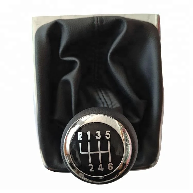 6 Скорость Кожа рычаг переключения передач загрузки для Passat B5B6