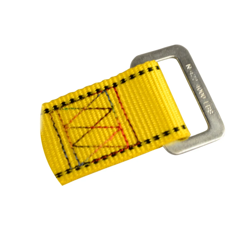 Adjustable fall protection full body safety harness with double lanyard construction