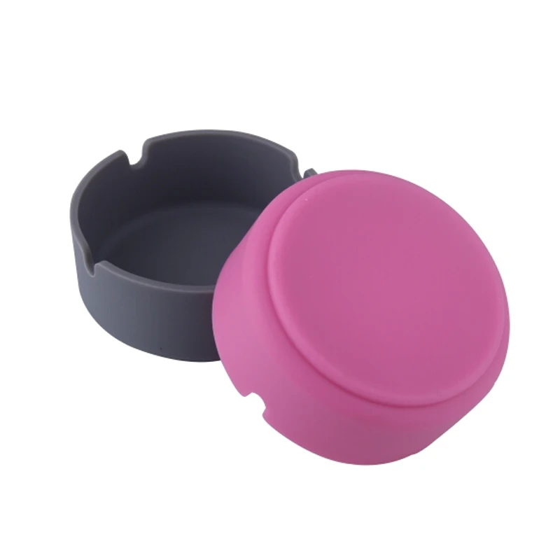 Colorful Promotional Eco-friendly Cheap Custom Silicone Pocket Cigar Ashtray