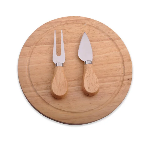 5pcs cheese tools with woodend block