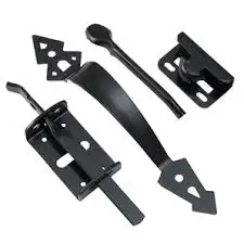 Оборудование для защелки большого пальца, защелка для ворот для деревянного забора, сверхпрочные самоблокирующиеся защелки с рукояткой 9 дюймов