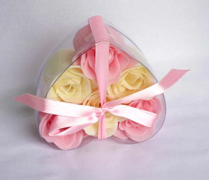 Bath rose chip soap with gift package