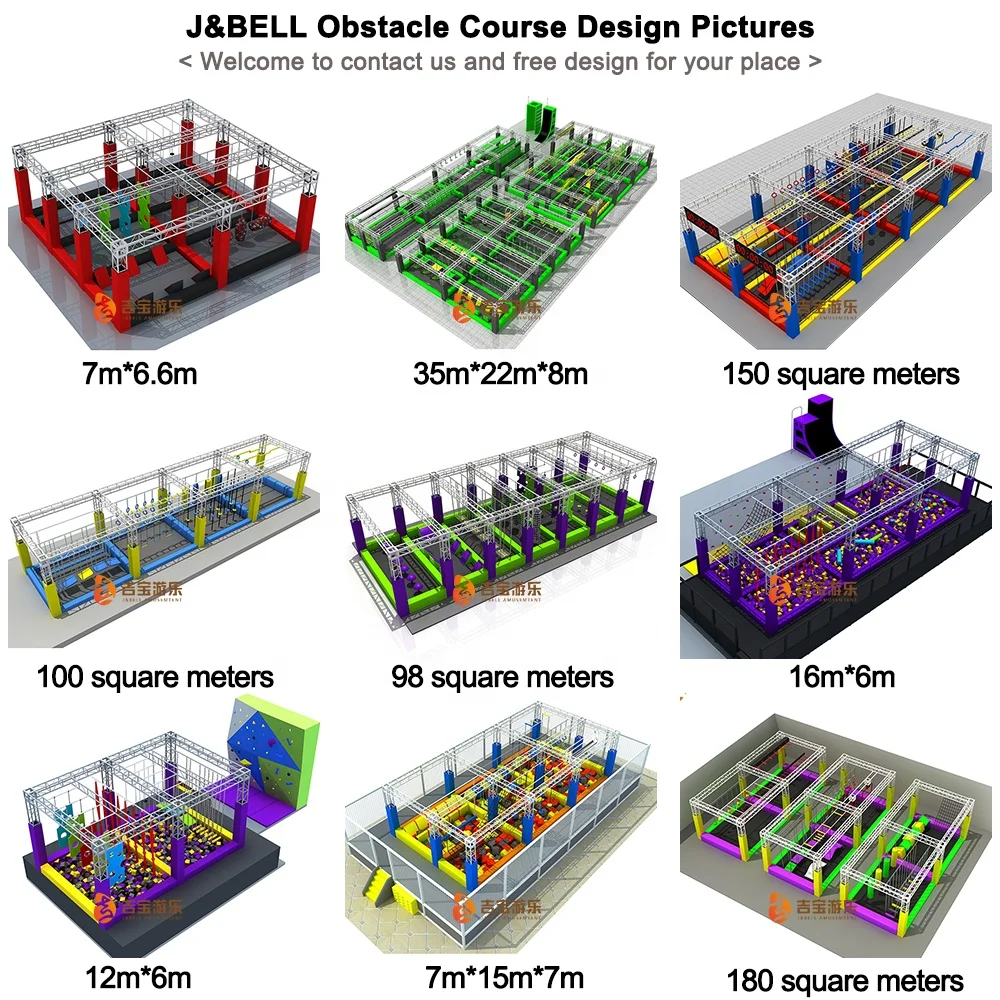 New design American kids ninja course equipment, kids indoor ninja warrior obstacles for sales