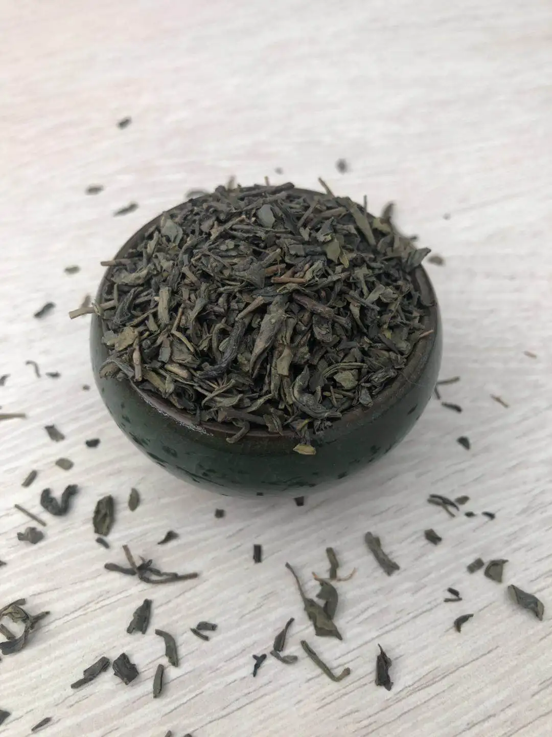 Wholesale Factory Supply Price OEM certificate tea Bulk Loose Leaf Natural 9366 Dried Broken Chunmee Green Tea