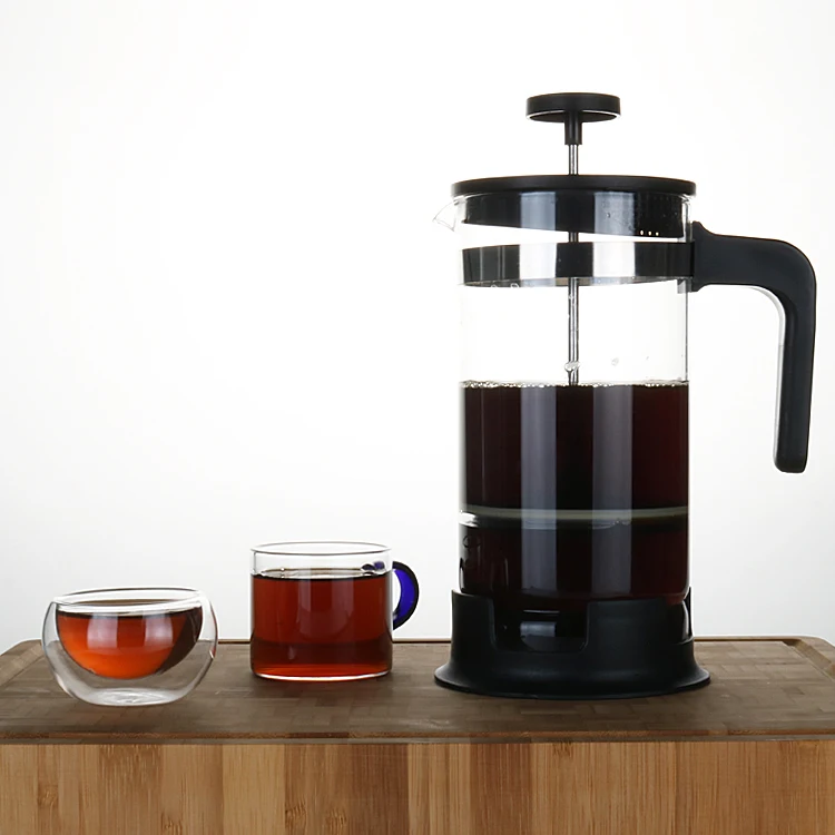 Newest  Tea Pot French Coffee Press Infuser with Glass Handle