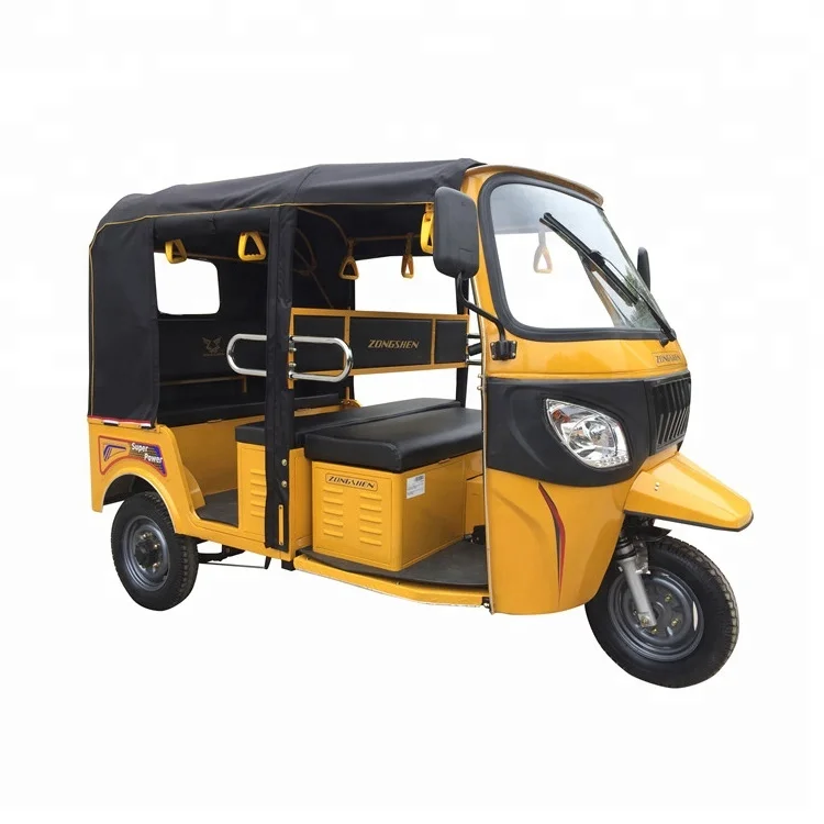 Bajaj Model Three Wheels Gas Motor Tricycle For Passenger Taxi