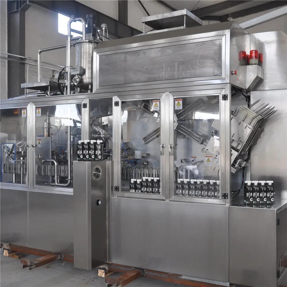 Fully automatic gable top carton filling machine