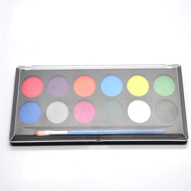 Non-toxic washable fluorescent face and body paint 12 colors body paint with private own logo