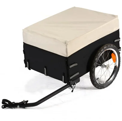 
fold bike large capacity two wheel luggage bike cargo trailer for shop 
