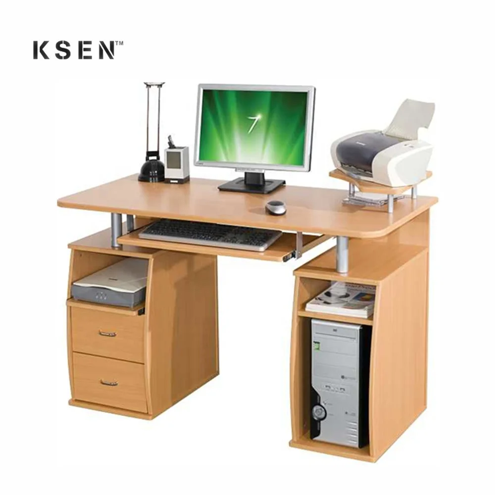 Free Sample custom modern wood  furniture esports large PC writing desk home office study table adjustable computer game desk