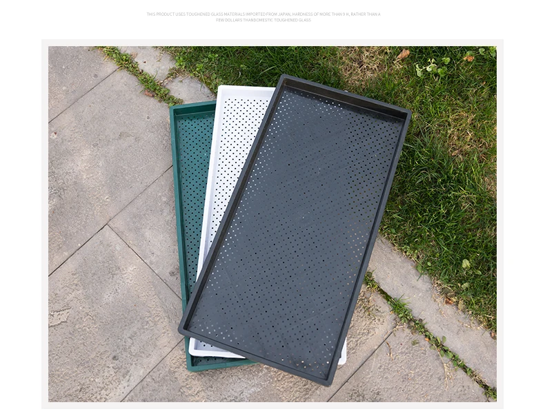 600*300*35mm Plastic Tray With Holes Rice Seeding Tray Wholesale Manufacturer