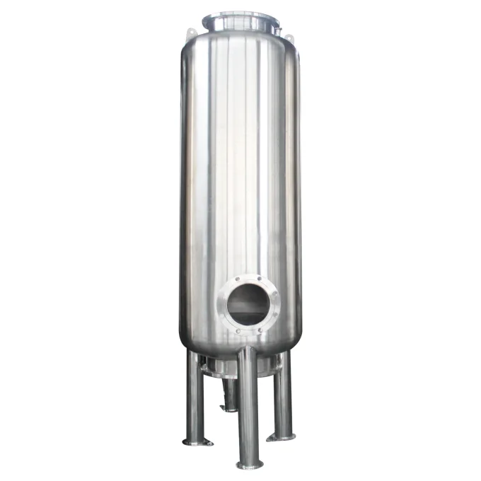 15T per hour sus multi media filter housing activated carbon filter