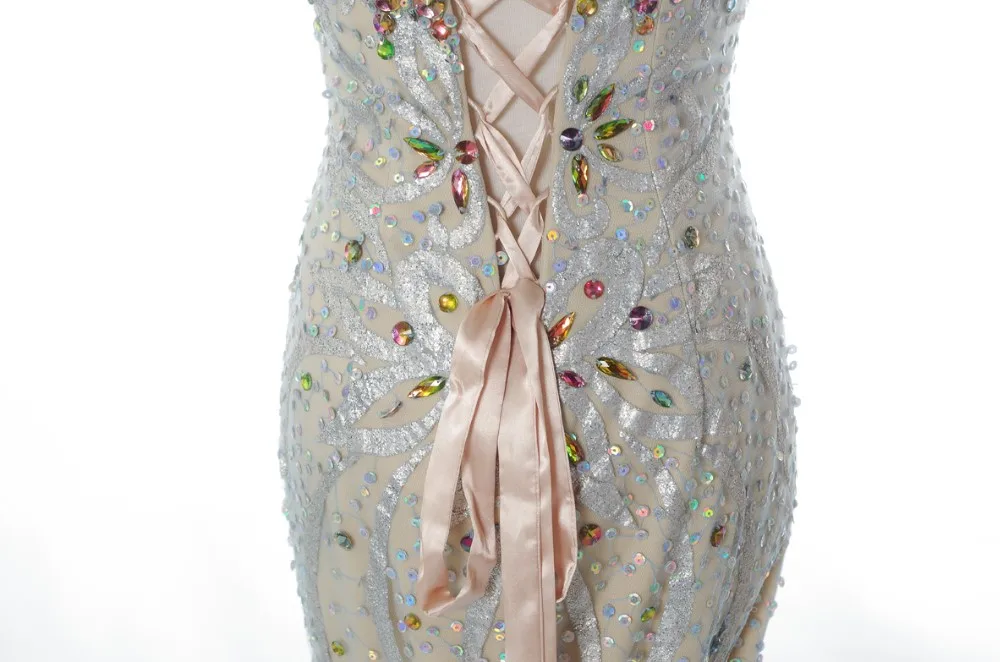 
2019 summer formal ball gown elegant beaded long mermaid evening dress 