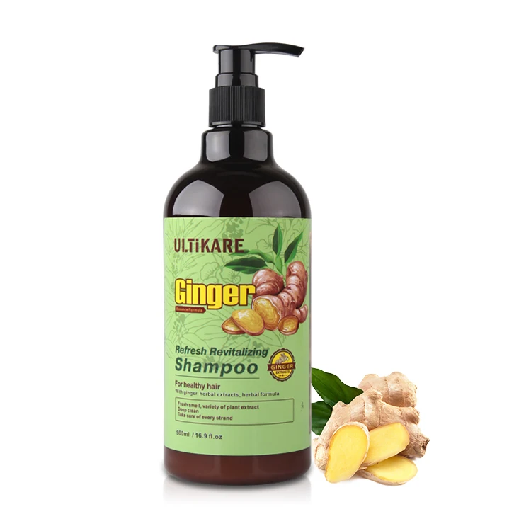 Professional Hair care Product Organic Dry Ginger Refresh Hair Shampoo